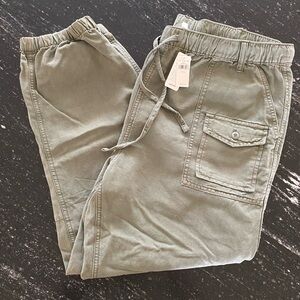 aerie NWT Olive Green Women’s Cargo Jogger Pants XL